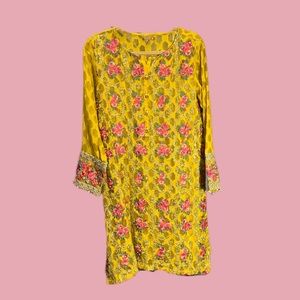 Beechtree 2-piece multicolored mesh desi kameez